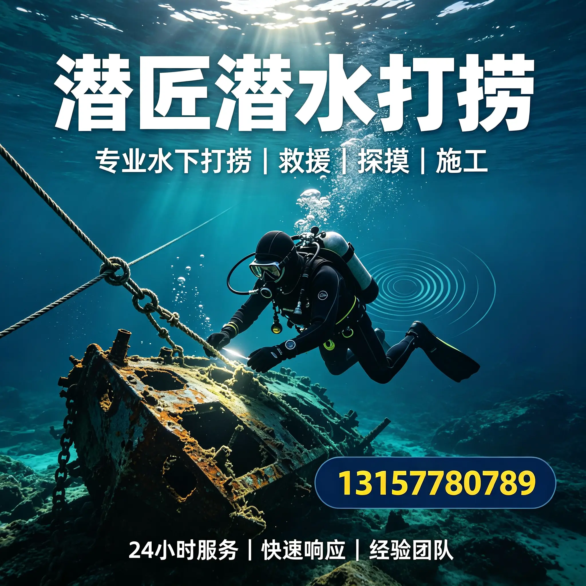 南岳水下打捞作业服务产品